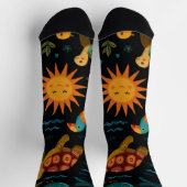 Strandlebens-Tier-Crew-Socken-Geschenk Socken (Oben)