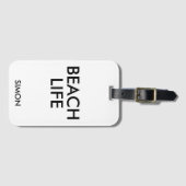 Strandlebensretter Gepäckanhänger (Vorderseite (Horizontal))