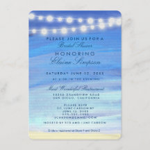 Strandleuchten am Brautparty