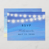 Strandleuchten an der UAWG Einladungspostkarte (Vorne/Hinten)