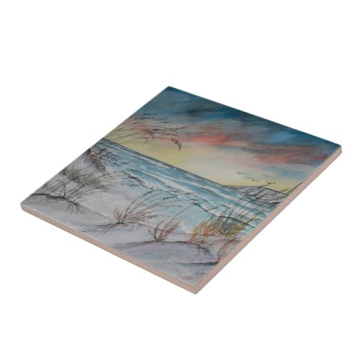 Strandleuchtturm Fliese (Seite)