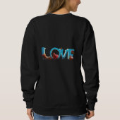 Strandliebe Sweatshirt (Rückseite)