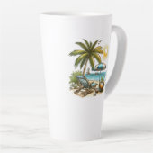 Strandliebhaber Groß Milchtasse (Rechte Ecke)