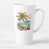 Strandliebhaber Groß Milchtasse (Rechts)