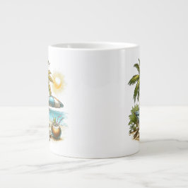 Strandliebhaber Jumbo-Tasse