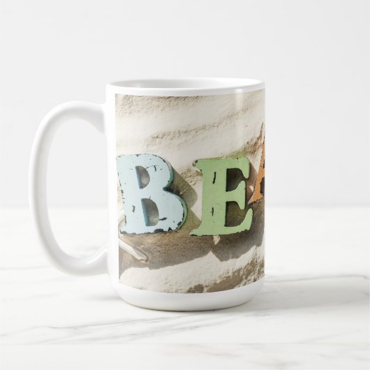 Strandliebhaber Kaffeetasse (Links)