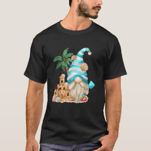 Strandliebhaber mit Flip Flops und Sandburg Lustig T-Shirt