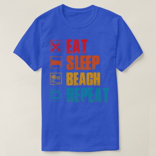 Strandliebhaber T-Shirt (Design vorne)