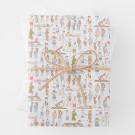 Strandliebhaber ✨ Wrapping Paper Geschenkpapier Set