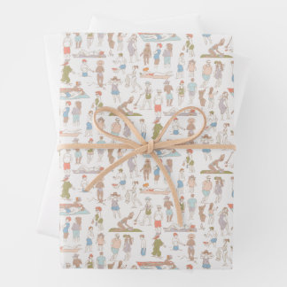 Strandliebhaber ✨ Wrapping Paper Geschenkpapier Set