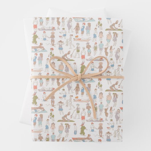 Strandliebhaber ✨ Wrapping Paper Geschenkpapier Set (Beispiel)