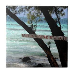 Strandliegen Rum Point Grand Cayman Fliese