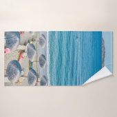 Strandlounge direkt am Meer Badehandtuch (Badehandtuch)