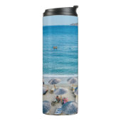 Strandlounge direkt am Meer Thermosbecher (Nach links gedreht)