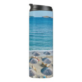 Strandlounge direkt am Meer Thermosbecher (Nach rechts gedreht)