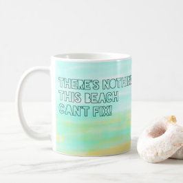 Strandlover Zitat Wasserfarben Minimalistische Typ Kaffeetasse