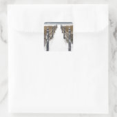 Strandmais Quadratischer Aufkleber (Tasche)