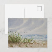 Strandmalerei  ankündigungspostkarte (Vorne/Hinten)