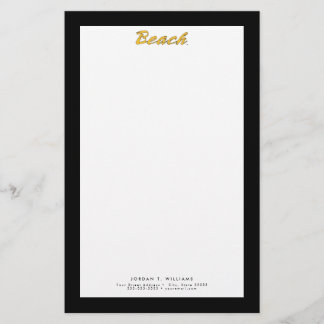 Strandmarke Briefpapier