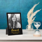 Strandmarke Fotoplatte (Seite)