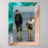 Strandmeer Sommerplakat Poster (Vorne)