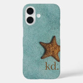 Strandmonogramm Case-Mate iPhone Hülle (Rückseite)