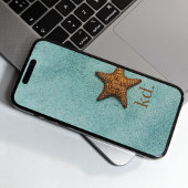 Strandmonogramm iPhone 16 Hülle