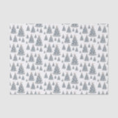 Strandmuschel-Weihnachtsbaum-Muster Seidenpapier (Vorderseite)