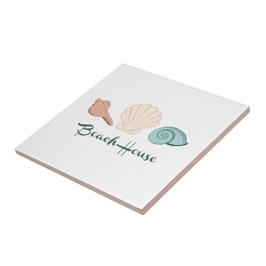 Strandmuscheln Fliese (Seite)