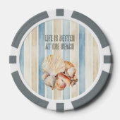 Strandmuscheln Pokerchips (Vorderseite)