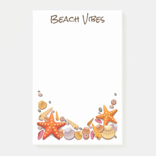 Strandmuscheln Post-it Klebezettel