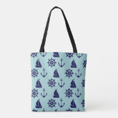 Strandmuster Tasche (Rückseite)