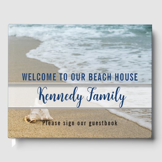 Strandnachbarschaftshaus Blue Willkommen Gästebuch (Vorderseite)