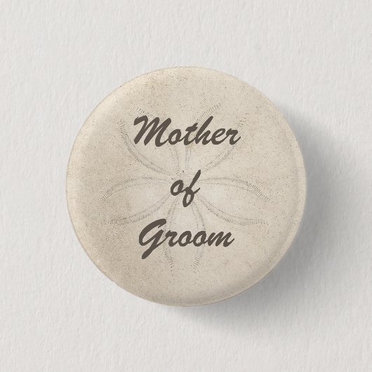 Strandnähe Mutter der Groom-Taste Button (Vorderseite)