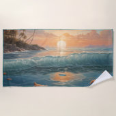 Strandnähe Strandtuch (Vorderseite)