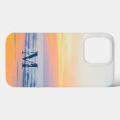Strandozean Tropical Monogram Case-Mate iPhone Hülle (Rückseite (Horizontal))