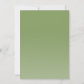 Strandpalme Bäume Grüne Kupfer Elegantes Ziel Einladung (Rückseite)