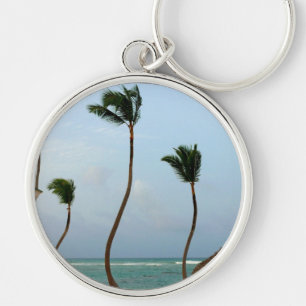 Strandpalme Schlüsselanhänger
