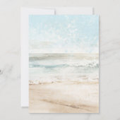 Strandpalmen-Geburtstagsparty Einladung (Rückseite)