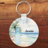 Strandpalmen Schlüsselanhänger (Vorderseite)
