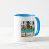 Strandpalmen Tasse (VorderseiteRechts)