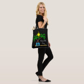Strandpalmen und Flip-Flops Tasche (Am Model)
