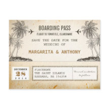 Strandpalmen Vintager Boarding passieren Save the 