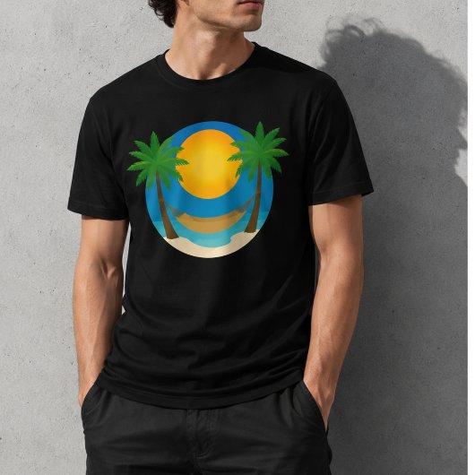 Strandpalmenhängematte T-Shirt
