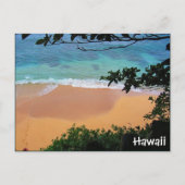 Strandparadies Hawaii Postkarte (Vorderseite)