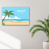 Strandparadies Landschaft Poster
