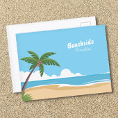 Strandparadies Landschaft Postkarte