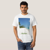 Strandparadies mit Palmen T-Shirt (Vorne ganz)