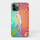 Strandparadies mit rosa Sand Design Case-Mate iPhone Hülle (Rückseite)