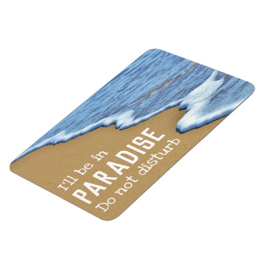 Strandparadies, nicht stören magnet (Linke Seite)